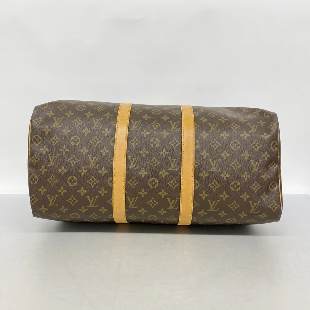 LOUIS VUITTON Brown Monogram Keepall 50 Boston Bag - Picture 3 of 11